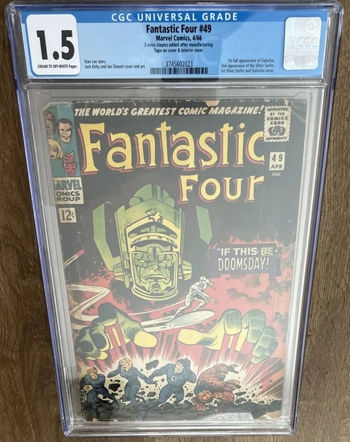 CGC 1.5 - Fantastic Four #49 (Marvel 1966) 1ST APP GALACTUS, 2ND SILVER SURFER