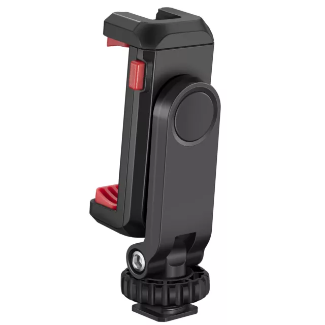 Smartphone Holder Mount Clip Camera Hot Shoe Tripod Adapter Dual Cold Shoe