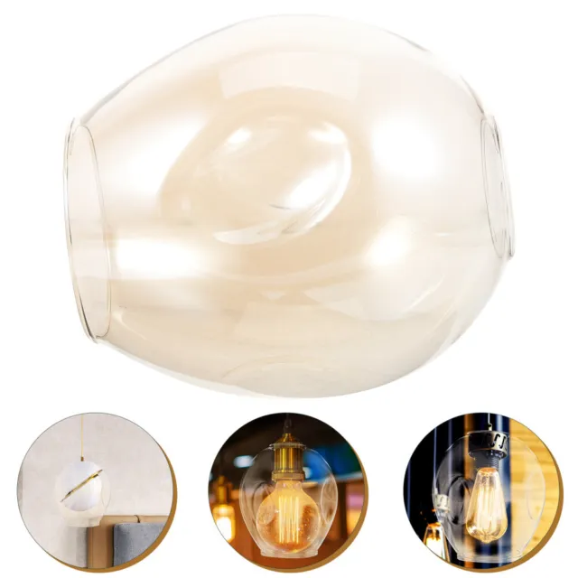 Glass Lamp Shade Replacement Sphere Lampshade Pendant Light Fixture Indoor