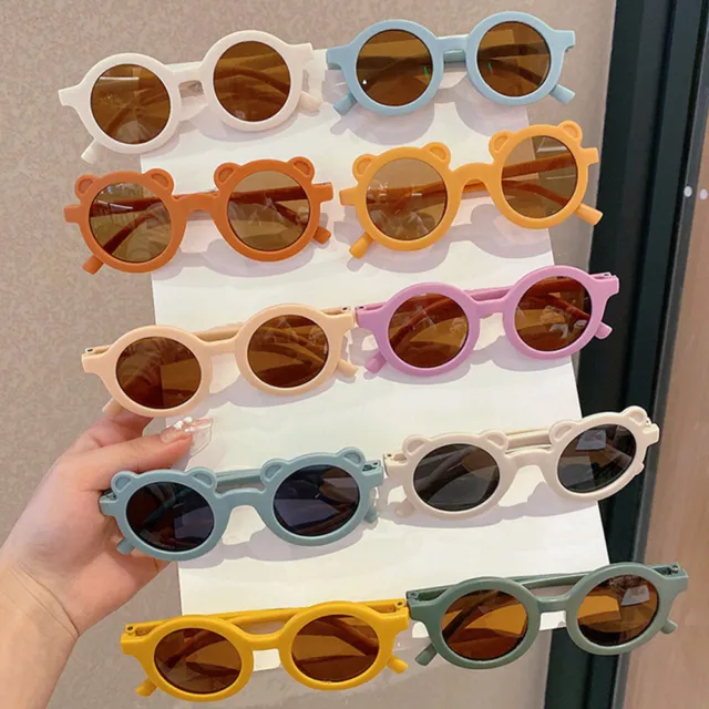 Kids Girls Boys Round Sunglasses Sun Glasses UV400 Protection Round Frame Cute /