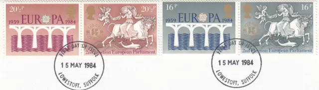 (106070) EUROPA Elections Educations GB Used 1984 ON PIECE