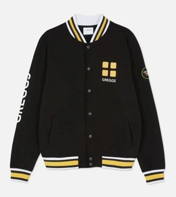 GREGGS X PRIMARK Mens Varsity Jacket, new Limited Edition, Size Medium