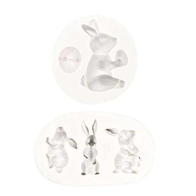 Rabbit Silicone Cartoon Cake Vegetable Fudge Candy Dessert