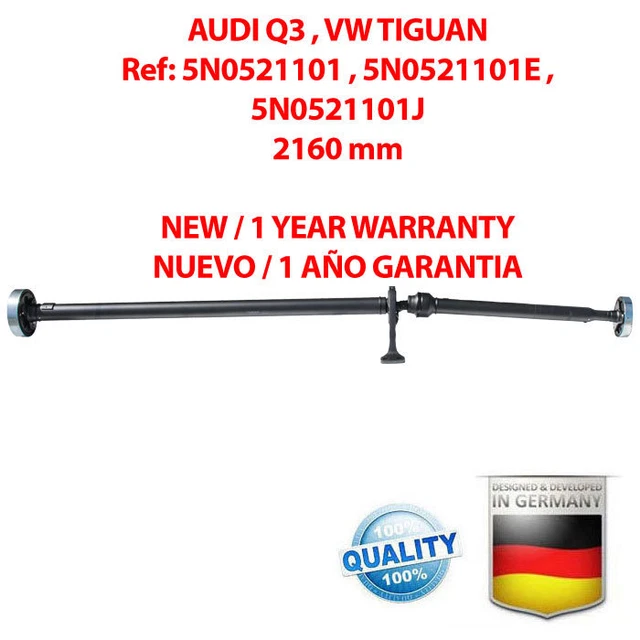 Arbre D’essieu Avant Droit Pour Audi Q3 / VW Tiguan 2.0 TDI/TSI – Pièce Neuve De Transmission