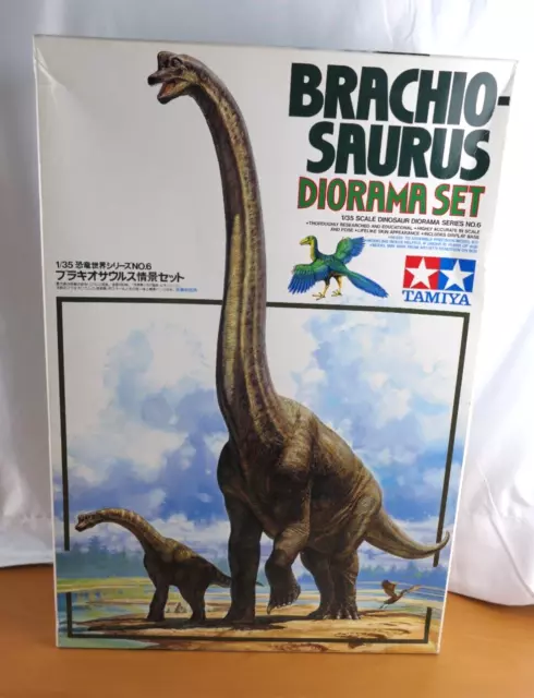 BRACHIOSAURUS - Diorama Set / Tamiya / 1:35 / Modellbau / Dinosaurier 60106