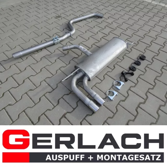 Auspuff für Seat Altea Leon 2.0 TDi 170PS ab 05/2006 Auspuffanlage 1072