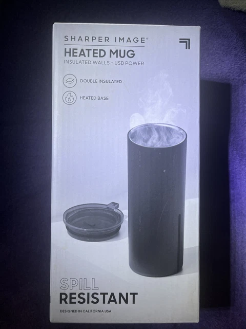 Sharper Image Heated Mug Double insulated Heated Base