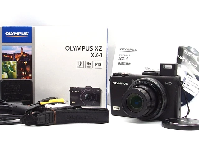 [EXC+5 IN BOX] Olympus XZ-1 Black 10.0MP F/1.8 Digital Camera FROM JAPAN