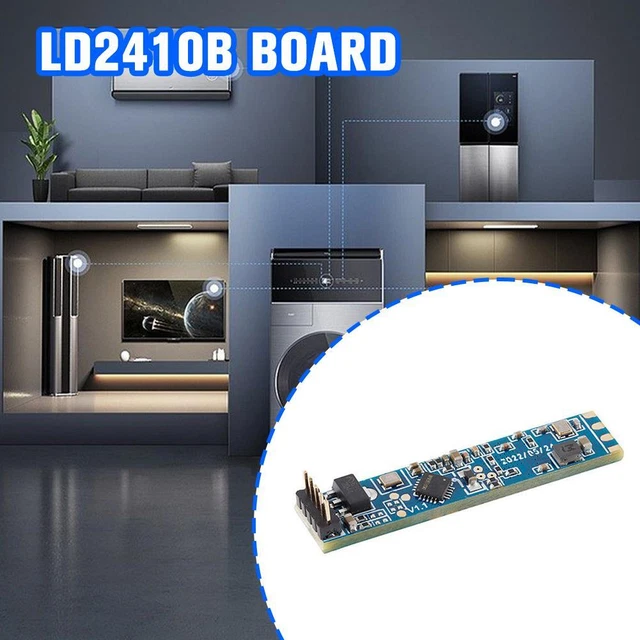1 x 24G modulo sensore di movimento radar induttivo presenza umana HLK-LD2410 FANTASTICO