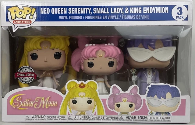 Funko Pop! Sailor Moon 3-Pack Neo Queen Serenity, Small Lady, & King Endymion