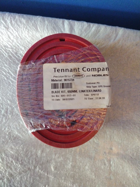 Tennant Blade Kit Red Linatex Linard 650mm 9015734 Precision Fit Squeegee