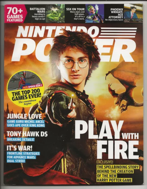 Nintendo Power #196 Harry Potter w/ Hulk Ultimate Destruction poster