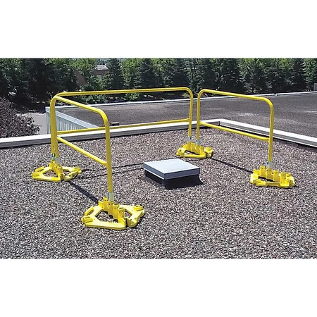 Garlock Safety Systems 407491S Guardrail,10 Ft. L,Steel