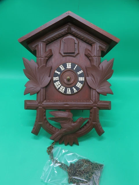 VINTAGE SCHWARZWÄLDER KUCKUCKSUHR Hubert Herr Uhrwerk K3 EUR 21,99 ...