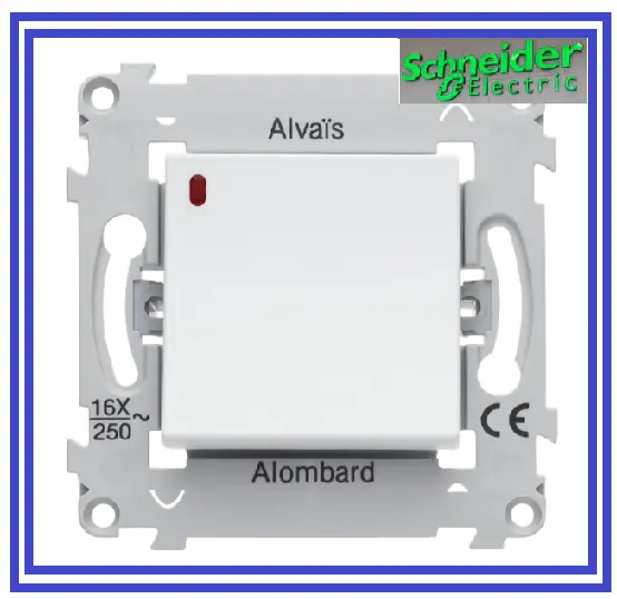 SCHNEIDER ALB81057 - Interrupteur Va et Vient Lumineux ALVAIS Alombard