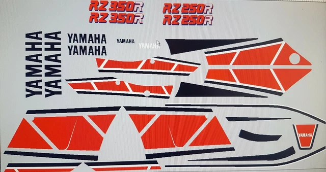 YAMAHA RZ250 RZ350 Decal Kit £130.25 - PicClick UK