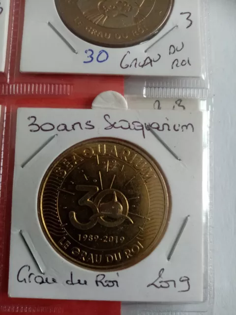 médaille touristique MDP  30 le grau du roi seaquarium 30 ans 2019