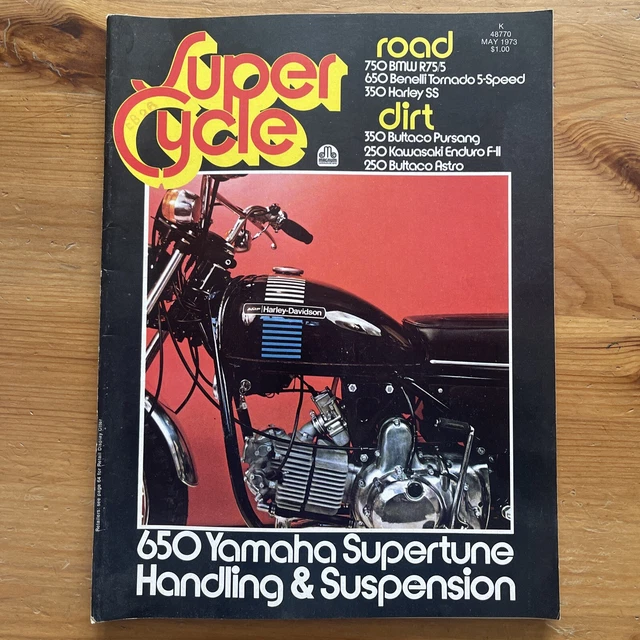 VINTAGE SUPERCYCLE MAGAZINE May 1973 $18.00 - PicClick CA