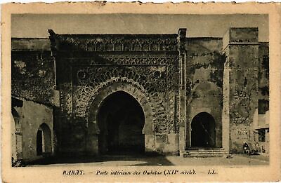 CPA AK RABAT - Porte Intérieure des Oudaias MAROC (796679)