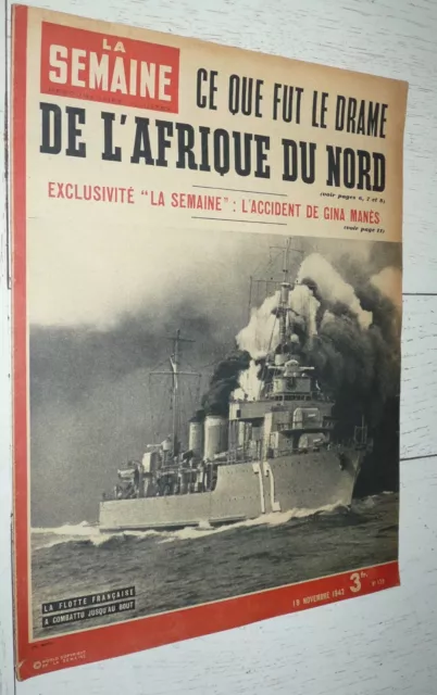 La Semaine 19-11 1942 Guerre 39-45 Afrique Operation Torch Stalingrad Gina Manes