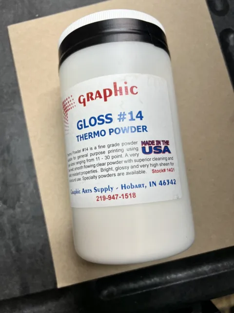 Thermography Powder Graphic #14 Gloss Clear