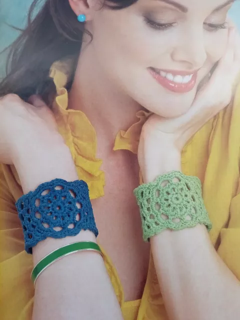 CROCHET TODAY Yarn Magazine July Aug 2008 Octopus Whale Bracelet Cuff Coverup +