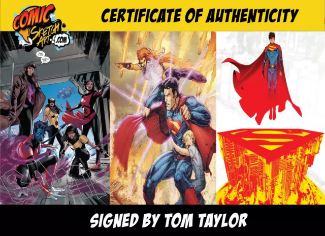 Dark Knights Of Steel #7 Dan Mora Variant Signed By Tom Taylor W/Coa 3