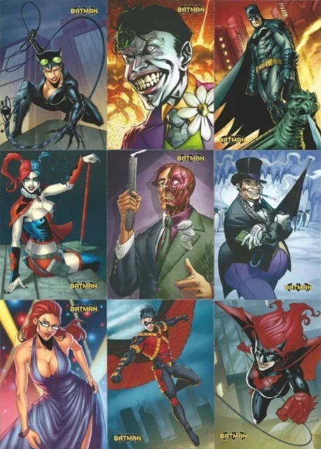 Batman The Legend Cryptozoic 2013 Set Of 63 Cards