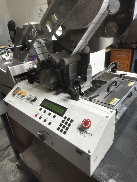 Hasler HT30 Wafer sealer/Tabber with friction Feeder.