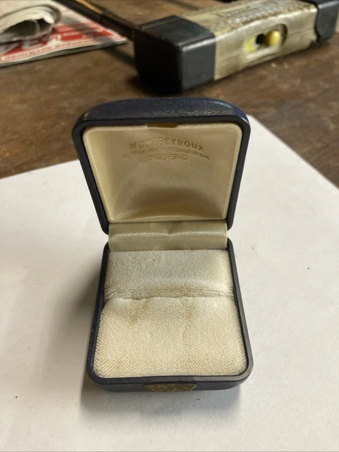 Ancien Écrin à Bijoux - Boîte Pour Bague, Pendentif Ou Broche