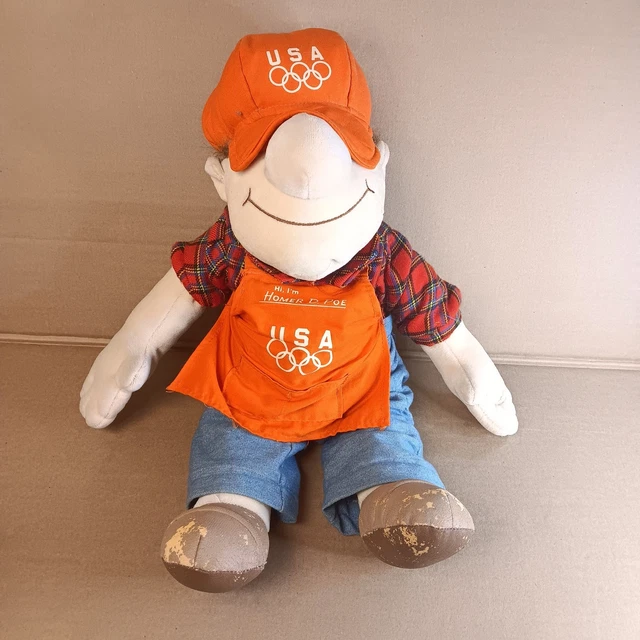 VINTAGE HOME DEPOT Homer D Poe 15” Plush Doll $30.00 - PicClick CA