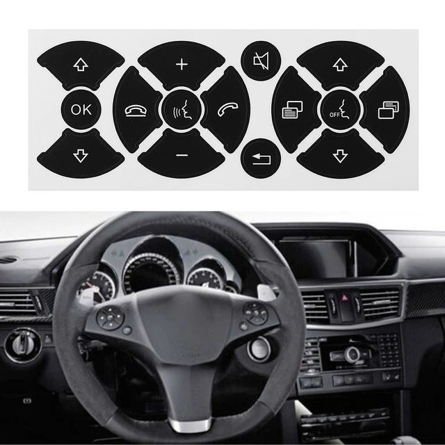 Autocollant de réparation de tableau de bord pour T5, pour télécommande de climatisation et bouton porté Radio, autocollants de réparation, accessoires de restauration de voiture  34