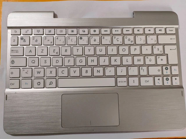 Clavier AZERTY + plasturgie de dessus gris pour ASUS X540S