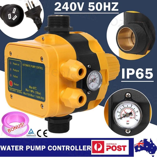AUTOMATIC WATER PUMP Controller Pressure Electric Switch Electronic ...