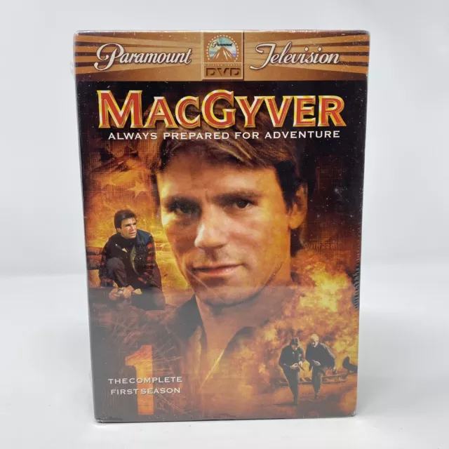 MacGyver - The Complete First Season (DVD, 2005, 6-Disc Set, Paramount) NEW