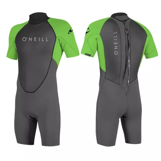 O'NEILL YOUTH REACTOR-2 2mm Back Zip Kinder Shorty Spring Neoprenanzug Wetsuit