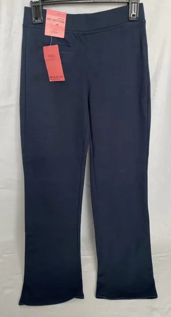 Marks & Spencer Girls Navy School Trousers 9-10 Years
