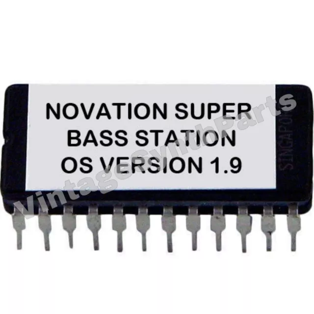 Novation Super Bass Station - Latest OS V 1.9 Eprom Upgrade Update Firmware