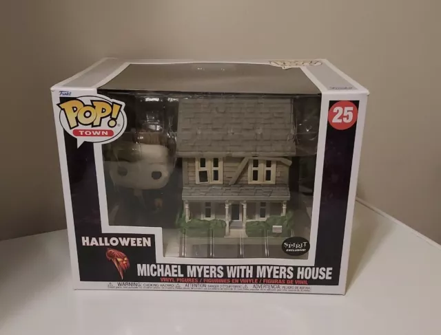 Funko Pop! Town Halloween Michael Myers With Myers House #25 Horror NEW