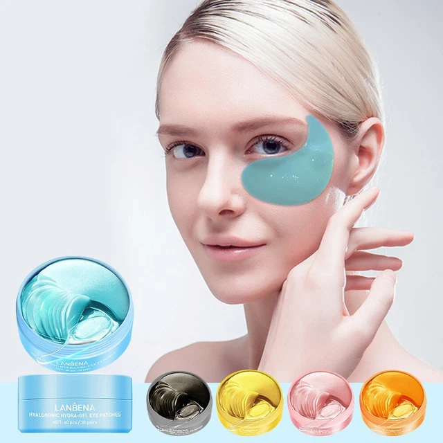 60 PCS HYALURONIC Acid Under Eye Patches, Hydrogel Eye Mask, Deep
