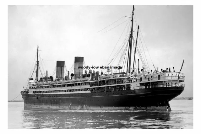 rp15474 - Union SS Co of New Zealand Liner - Niagara , built 1913 print 6x4