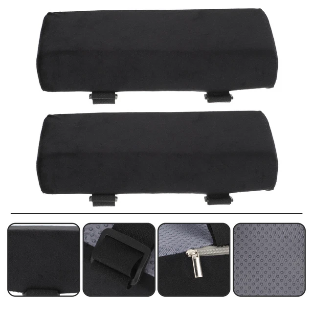 1 paire de chaise confortable accoudoir à coussin de chaise de bureau accoudoir