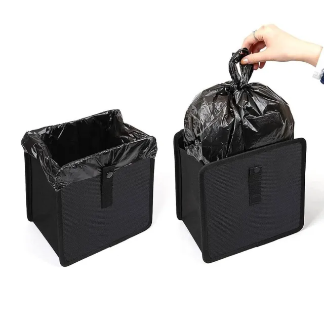 Bidone della spazzatura pieghevole per auto, appeso impermeabile antiperdita contenitore della spazzatura sacchetto per riporto