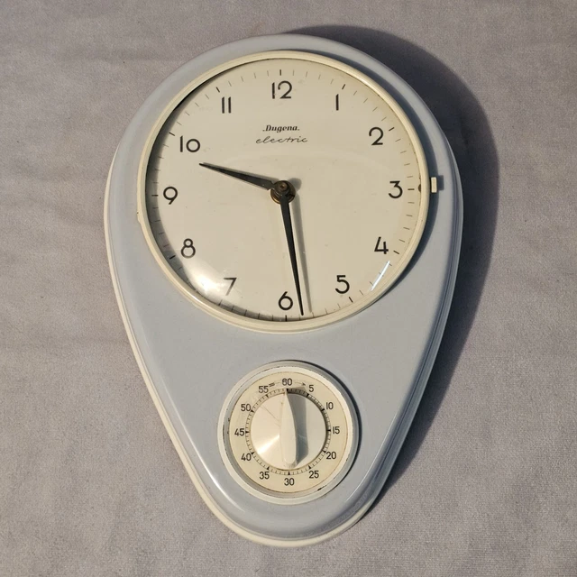 OOTB Wanduhr »Kitchen« Retro 50er Jahre Design Mit Kurzzeitwecker (Beige