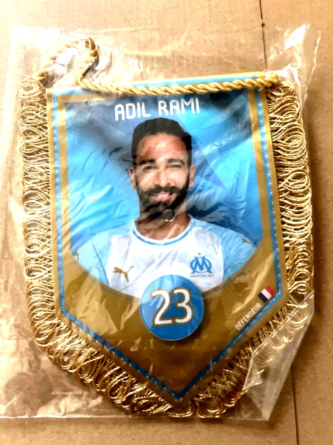 Fanion OM Olympique Marseille – Lopez, Saison 2018-19, 16x11 Cm
