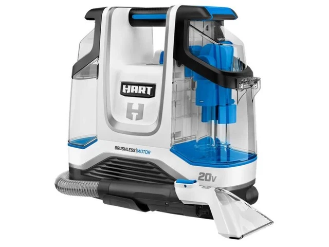 Hart HPSP25B Cordless Carpet & Upholstery Spot Cleaner with (1) 4Ah Battery