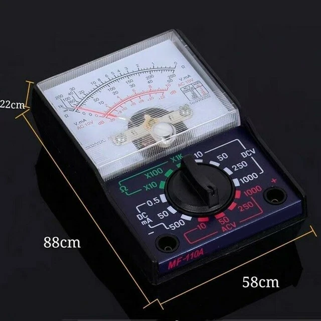 Amperometro Voltmetro Analogico 85C1 – DC 0-5A – Pannello Super Grande – Monitor Batteria 12V – Tester Di Tensione Per Laboratorio E Casa - 4