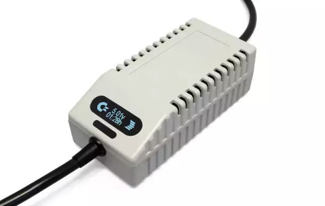 C64 PSU OLED Digital Gray EU - Replacement Commodore 64 Power Supply