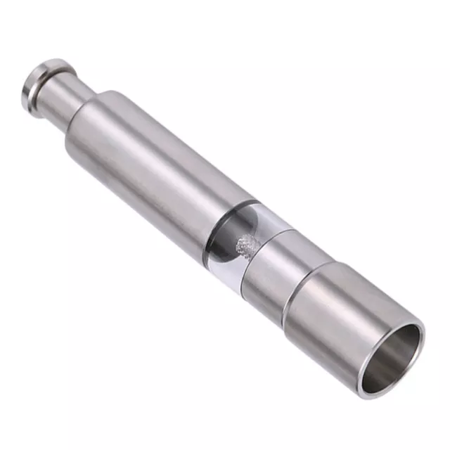 Manual Stainless Steel Pepper Grinder with Thumb Push Button 2