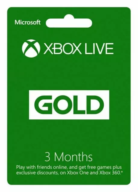 Microsoft Xbox Live Gold Subscription - 3 Months Key